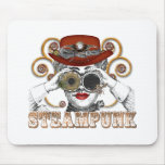 looking steampunked steampunk collage art mouse pad