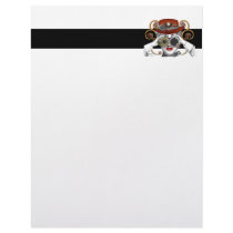 looking steampunked steampunk dude personalized letterhead