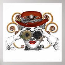 looking steampunked steampunk dude posters