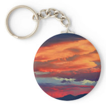 Looking to a Boulder Sunset Keychain