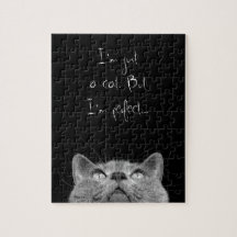 Looking up - just a cat - Puzzle