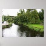 Looking Up The River Liffey From The Bridge In Kil posters