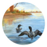 Loon Dance II Sticker