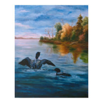 Loon Dance Poster posters