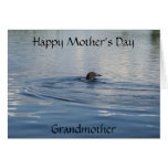 Loon Mother's Day Card for a Grandmother