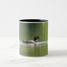 Loon with chick Coffee Mug
