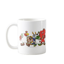 Looney Tunes Group Baseball Picture Coffee Mugs