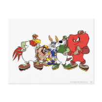 Looney Tunes Group Baseball Picture Postcard