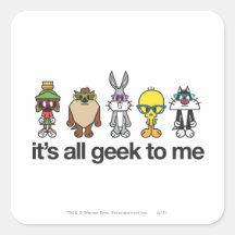 Looney Tunes Nerds - All Geek Stickers