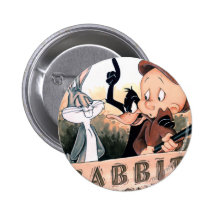 Looney Tunes Rabbit Seasoning Pinback Buttons