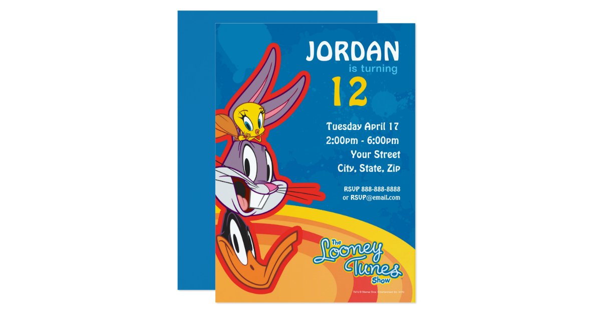 Looney Tunes Show Birthday Card | Zazzle