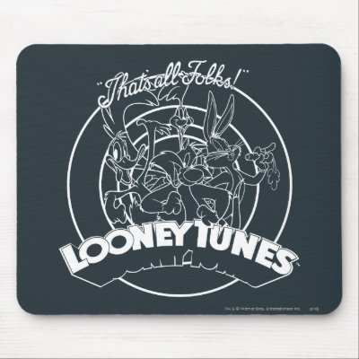 Looney Tunes That's All Folks mouse pad