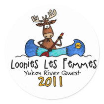 Loonies les femmes YRQ stickers