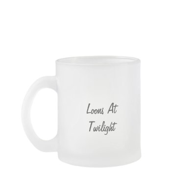 Loons At Twilight Mug by bmthour