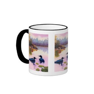 Loons At Twilight Mug mug