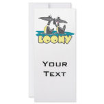 loony loons bird cartoon rack cards