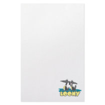 loony loons bird cartoon stationery