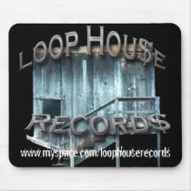 Loop House Records Mouse Pad mousepads by loophouserecords Loop House Records Mouse Pad mousepads