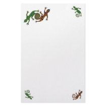 Loopin' Lizards Stationery Paper