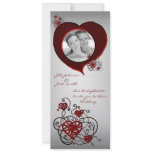 Loopy Love Heart Trellis (wedding) Custom Invitations