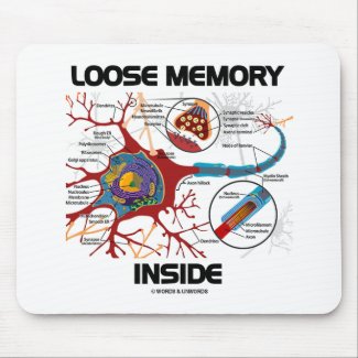 Loose Memory Inside (Neuron / Synapse) Mouse Pad