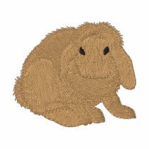 Lop-eared Rabbit embroidered shirts by ZazzleEmbroidery Lop-eared Rabbit embroidered shirts