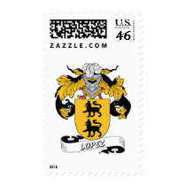 Lopez Family Crest postage