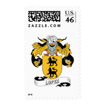 Lopez Family Crest Stamp