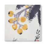 Loquats and a Grasshopper Refrigerator Magnet