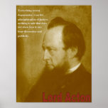 Lord Acton - Secret Justice Degenerates Print