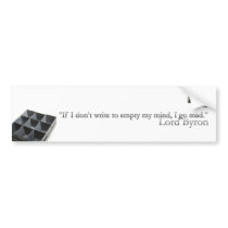 Lord Byron's Quote bumper stickers