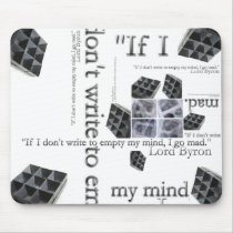 Lord Byron's Quote mousepads