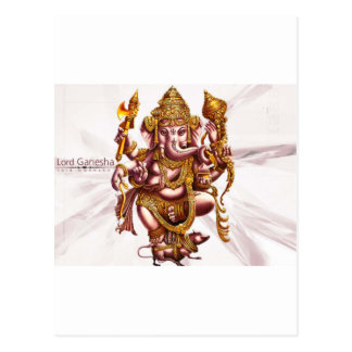 Lord Ganesa Good Luck Charm Post Cards