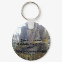 Lord Ganesh ~ remover of obstacles & prote... keychains by amaura Lord Ganesh ~ remover of obstacles & prote... keychains