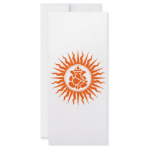 Lord Ganesha Sign Rack Card Design