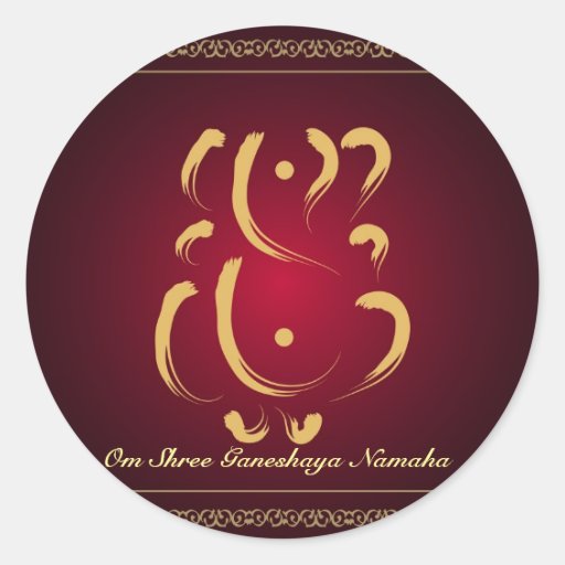 Lord Ganesha Sticker Zazzle