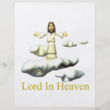 Lord In Heaven Flyer Design