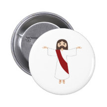 Lord Jesus Christ Pinback Buttons