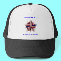 Lord...Make the U.S. an Instrument of Your Peace hats by Artists4God Lord...Make the U.S. an Instrument of Your Peace hats