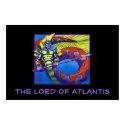 Lord of Atlantis on black print