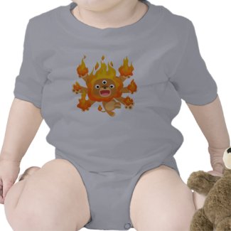 Lord of Fire!! (cute cartoon lion) Baby T-Shirt shirt