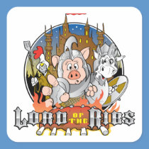 LORD OF THE RIBS BBQ stickers