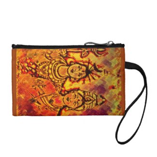Lord Shiva Parvati Coin Bagettes Bag Coin Purses