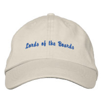 Lords of the Boards embroidered hats