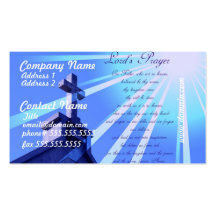 Lord's Prayer Design Business Cards