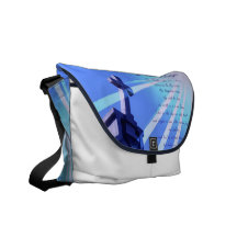 Lord's Prayer Design Messenger Bag