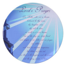 Lord's Prayer Design Plate