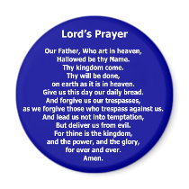 Lord's Prayer Magnet - Blue by mikek92349 Lord's Prayer Magnet - Blue