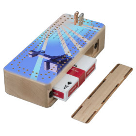 Lord's Prayer Maple Cribbage Board