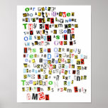 Lord's Prayer posters